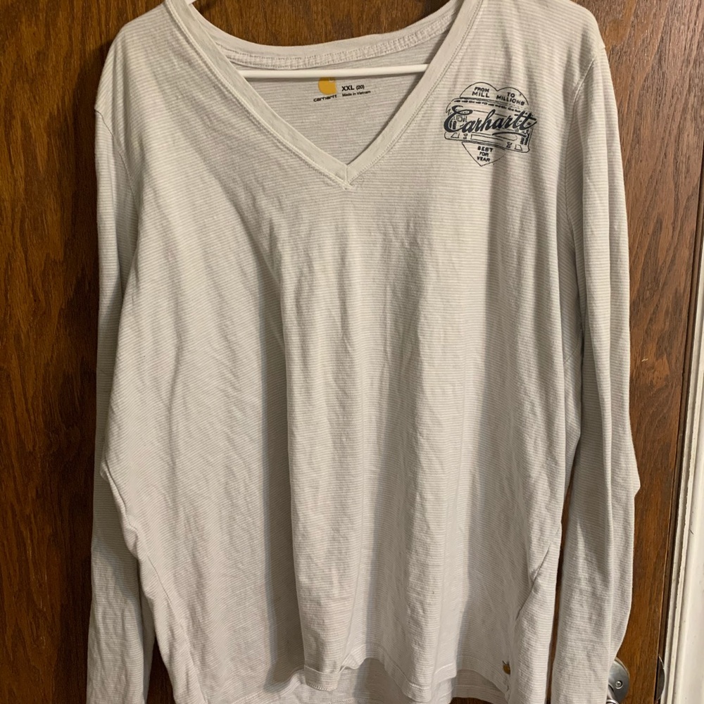 Carhartt V-Neck Plus Size Long Sleeve